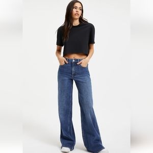 Good American Good Skate Jean Indigo 4/27